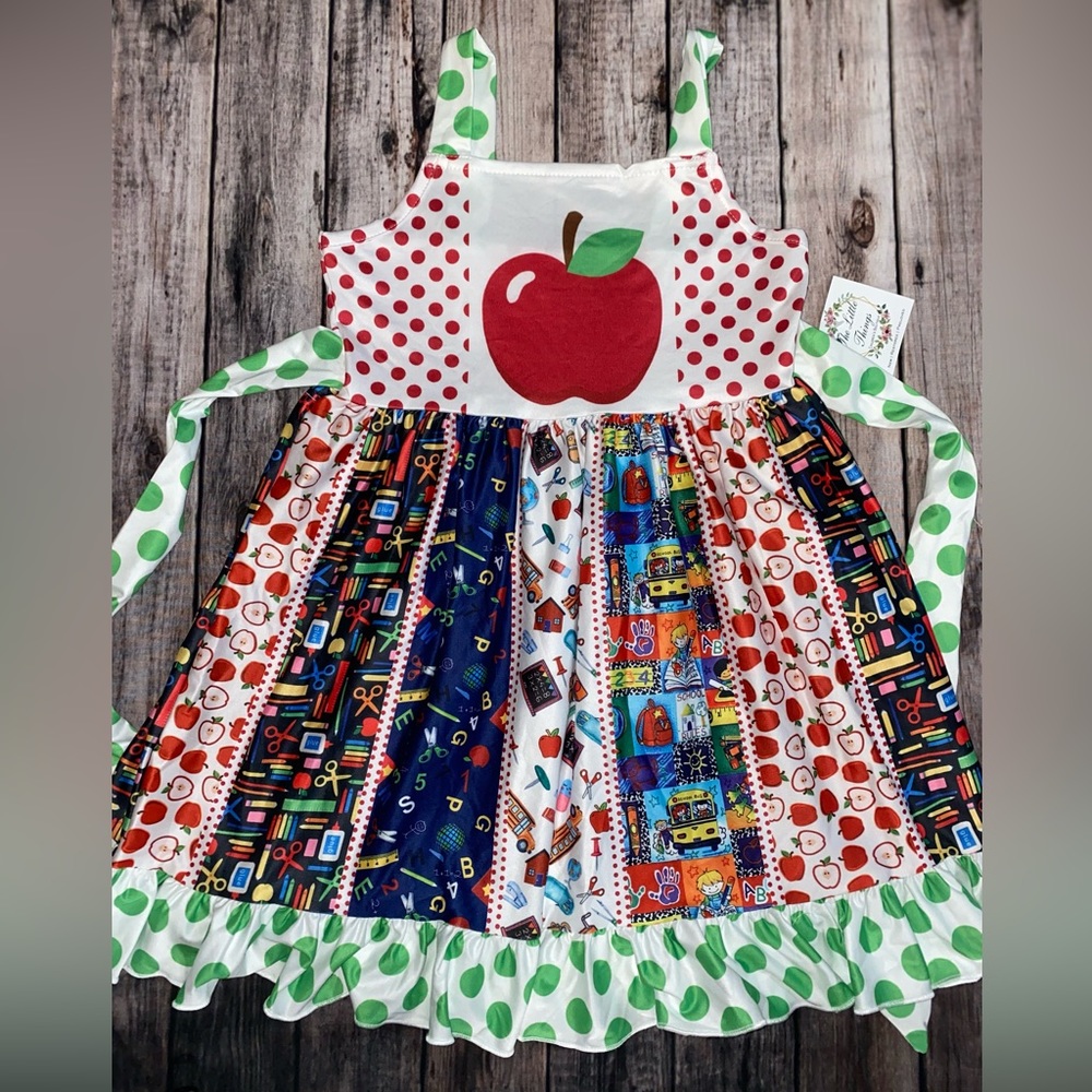 Girls Back To School Dress